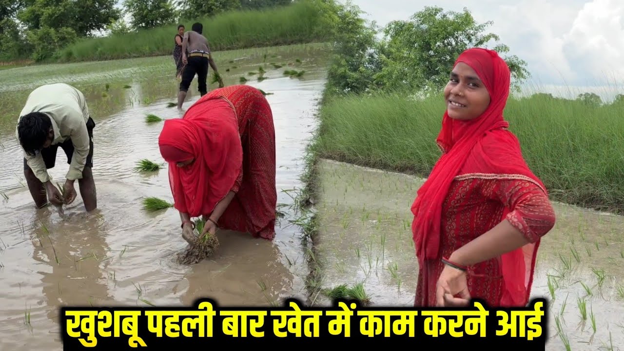 खुशबू पहली बार खेत में काम करने आई