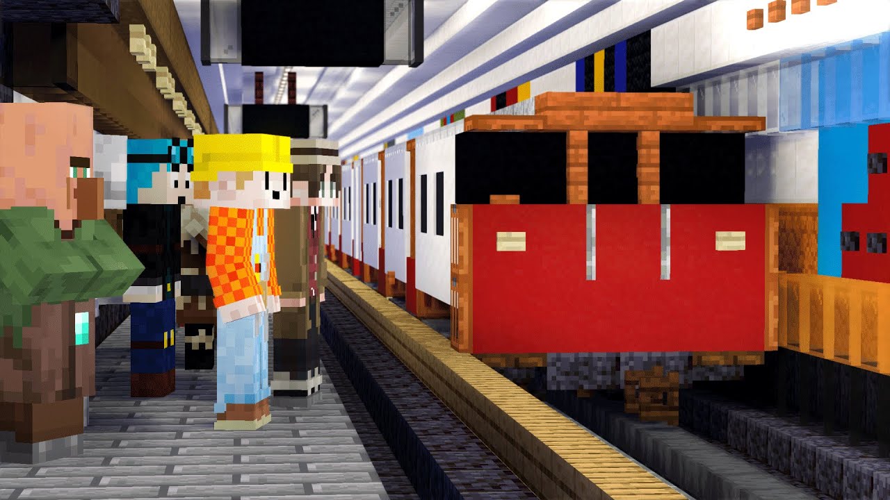 Minecraft London Underground Bakerloo Train Animation