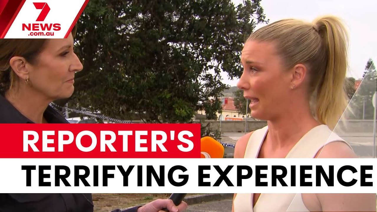 Sunrise reporter's terrifying beach shooting experience | 7NEWS