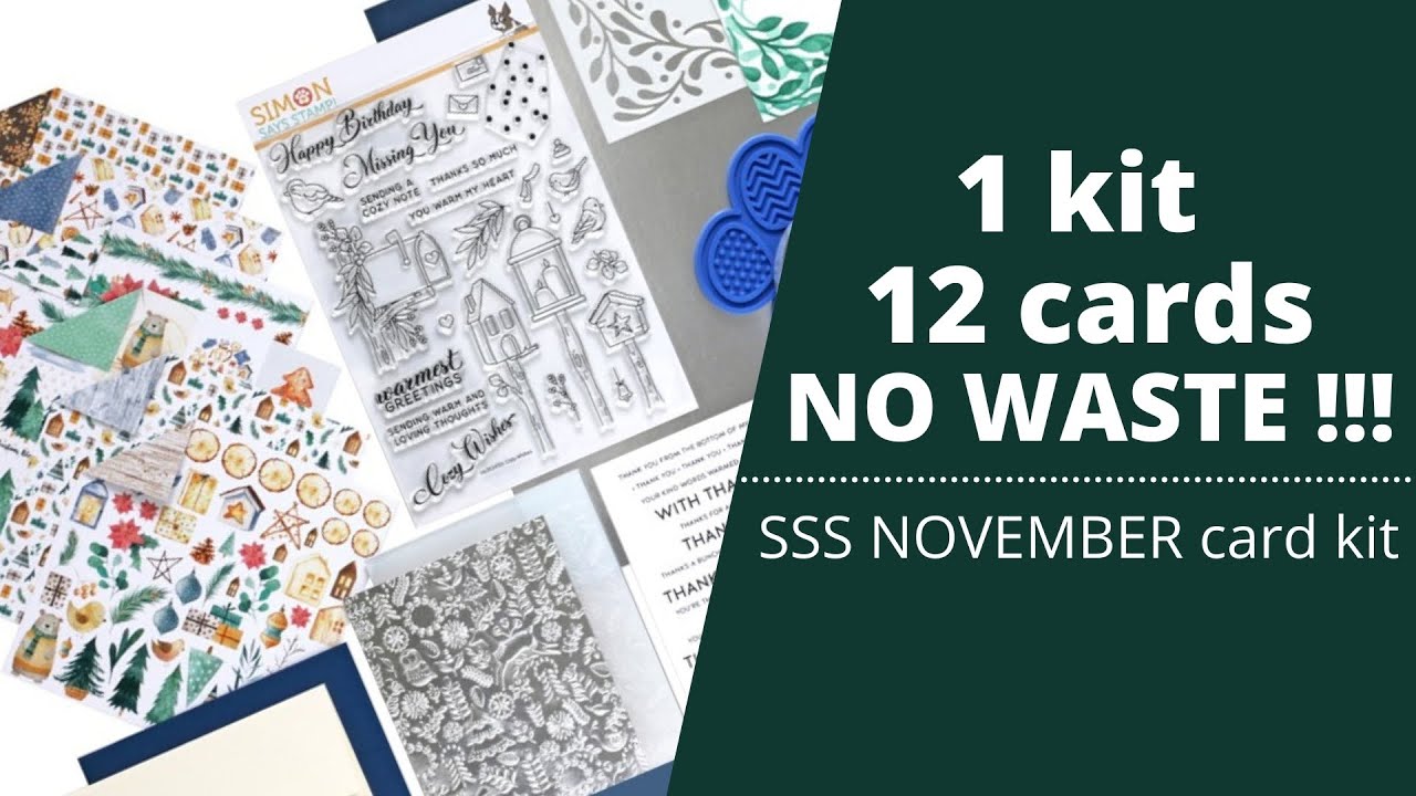 1 kit - 12 cards | SSS November card kit
