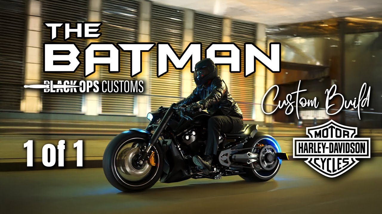 Batman Inspired Custom Motorcycle