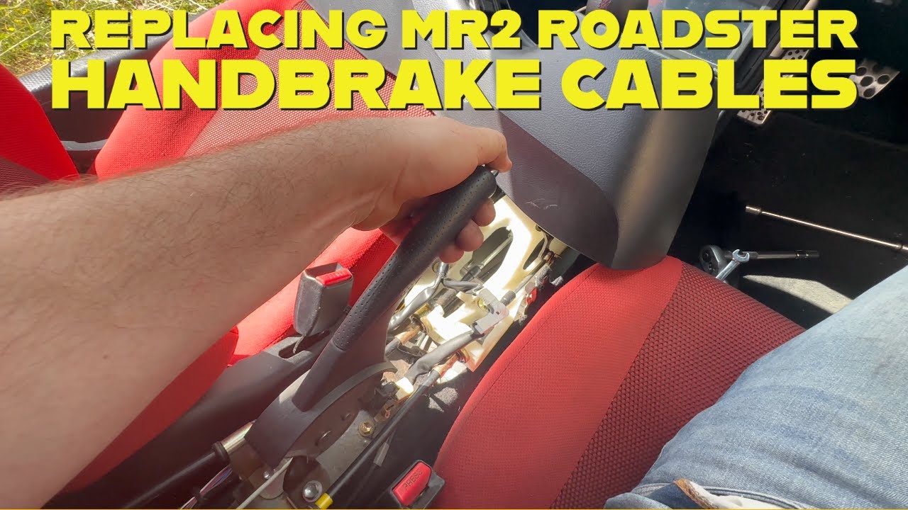 Replacing MR2 Roadster Handbrake Cables #toyota #mr2 #roadster #zzw30 #handbrake #maintenance