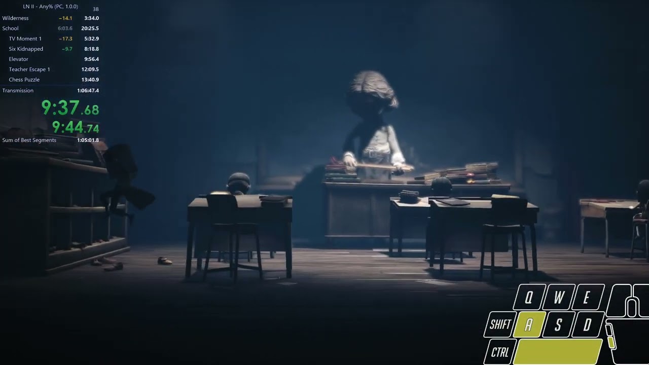 Little Nightmares II Any% (PC, 1.0.0) - 1:05:46.680 (1:07:43.590 with loads) Former WR