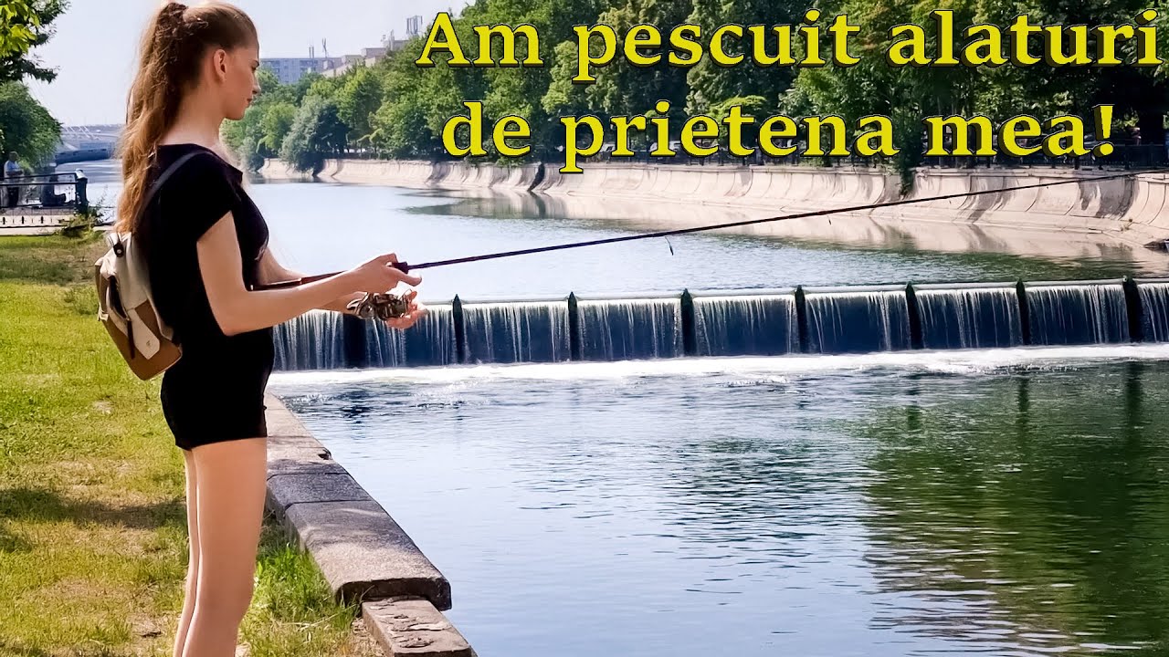 Cu prietena la pescuit!🎣Am prins Bibani la spinning pe Dambovita!