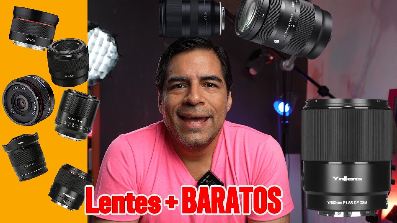 Los LENTES más ECONOMICOS para Sony Full Frame
