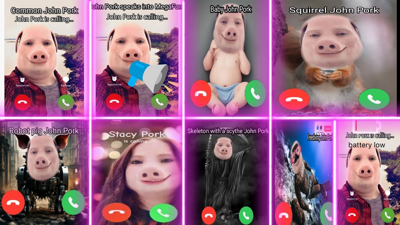 JOHN PORK IS CALLING SOUND VARIATIONS. Part 2 