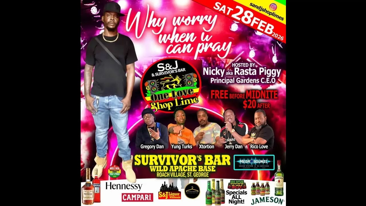 XTORTION SOUNDS & JERRY DAN  - NICKY AKA RASTA PIGGY SHOP LIME PROMO (FEB 28TH 2026)