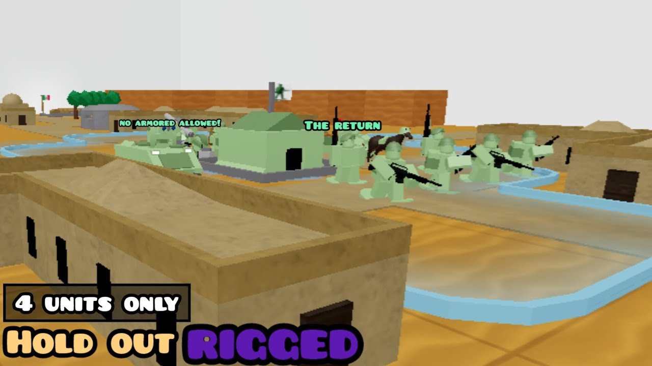 Hold out rigged | Noobs in combat v.5.65