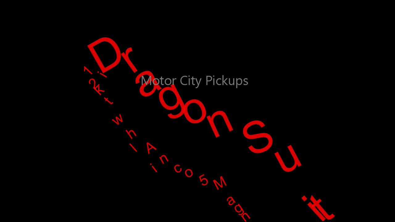 MOTOR CITY PICKUPS DEMO - Detroiter - Hot Head - Dragon Suit - T-Wreck Bridge Models