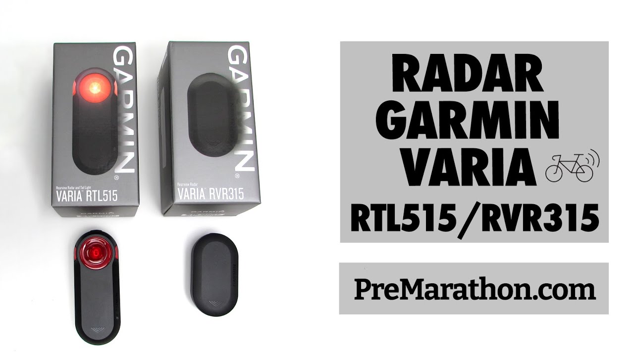 Luz trasera y radar Garmin Varia RTL515 y Radar RVR315 para ciclismo [funcionamiento y diferencias]