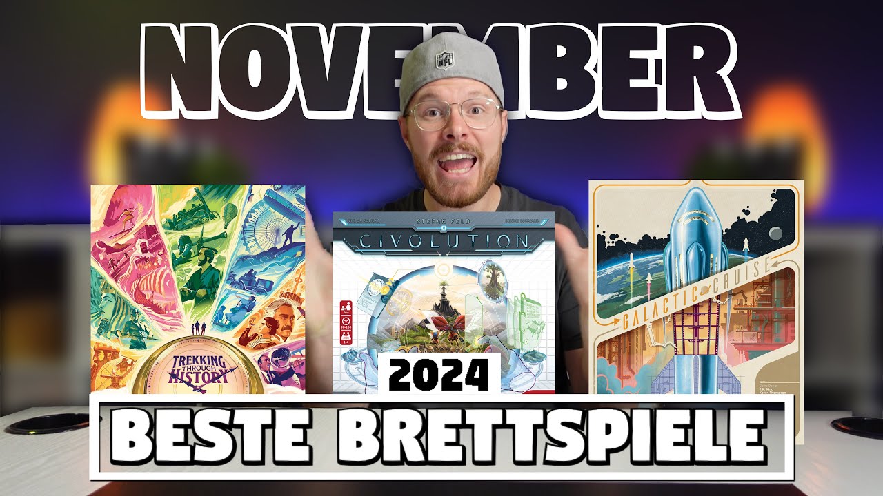 Die Besten Brettspiele 2024🏆 Meine Top Spiele im November + BGC Fazit
