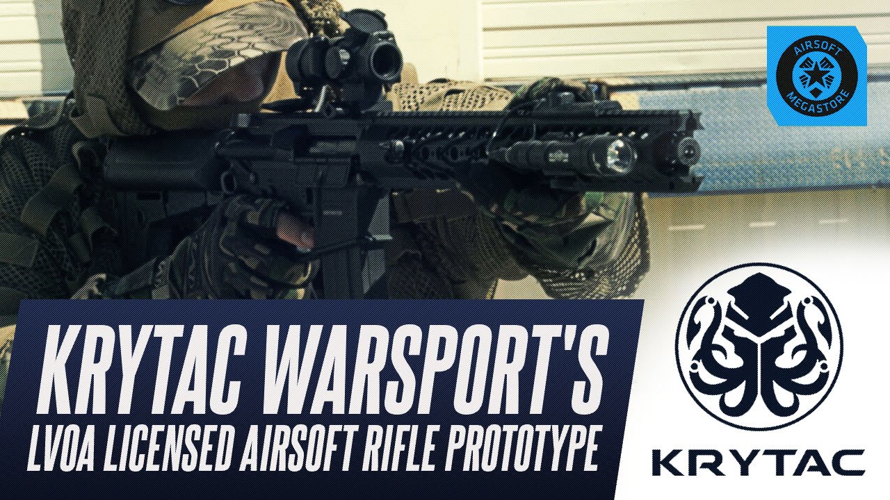 Krytac Warsport's LVOA Licensed Airsoft Rifle Prototype  (SNEAK PEAK )