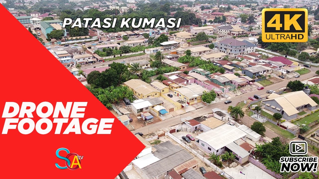 DRONE FOOTAGE - PATASI KUMASI (4K) PT 2