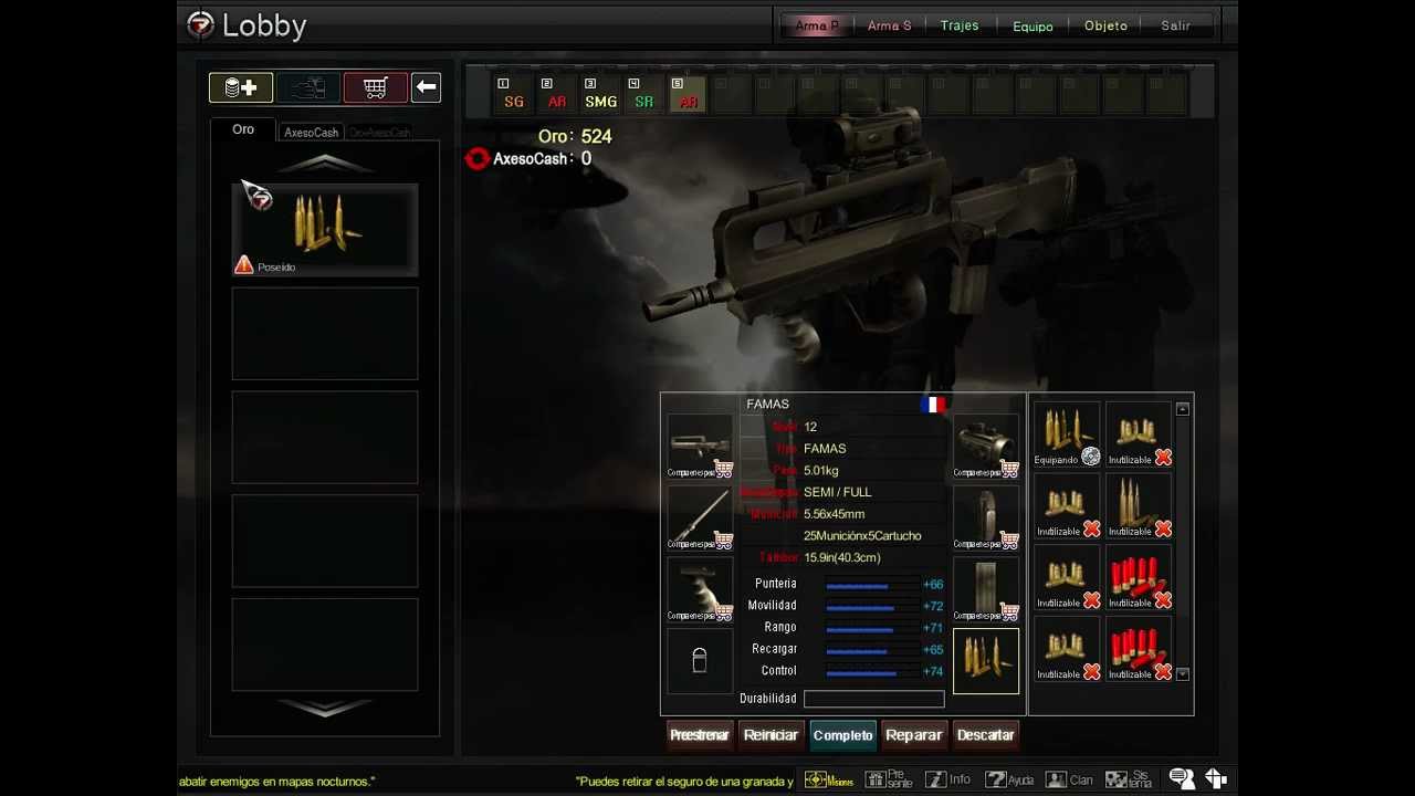 como armar la famas full control (op 7)