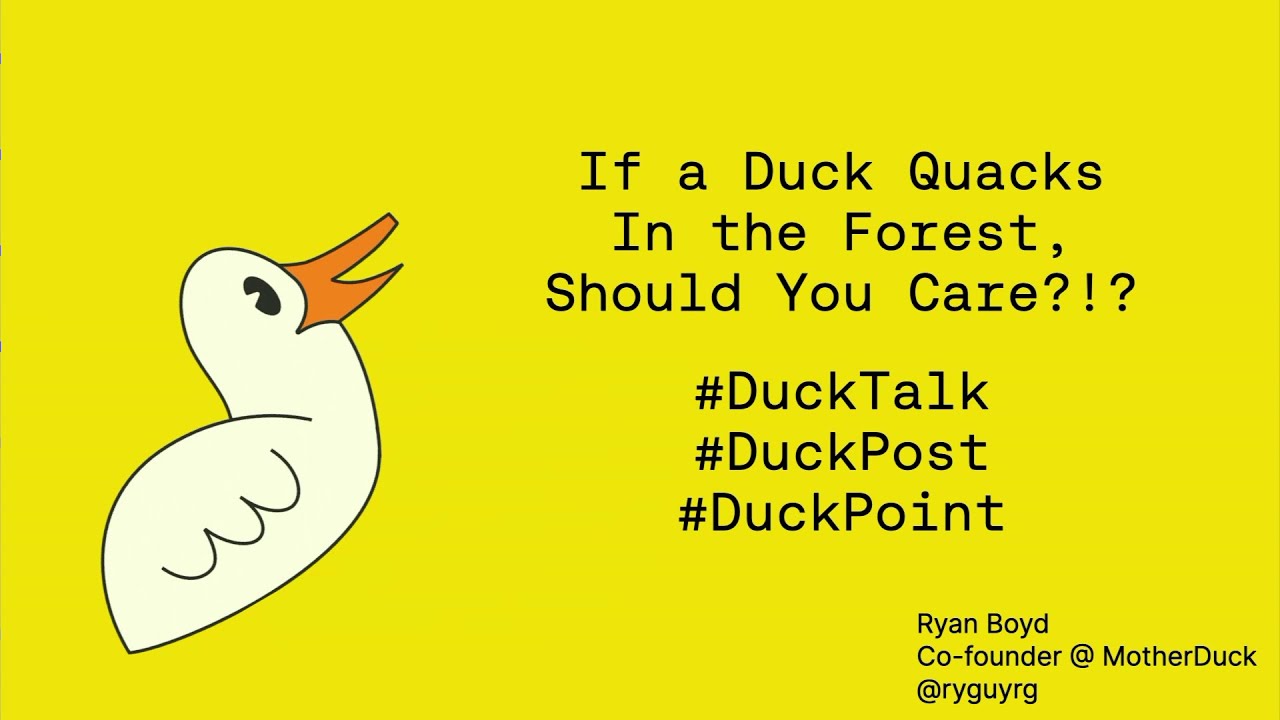 If a Duck Quacks in the Forest and Everyone Hears, Should You Care?