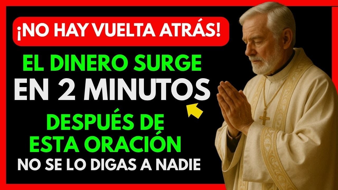 PADRE BENEDETTO: ¡NO SE LO CUENTES A NADIE! ¡ESCUCHA POR 2 MINUTOS Y EL DINERO SURGIRÁ EN TU CUENTA!