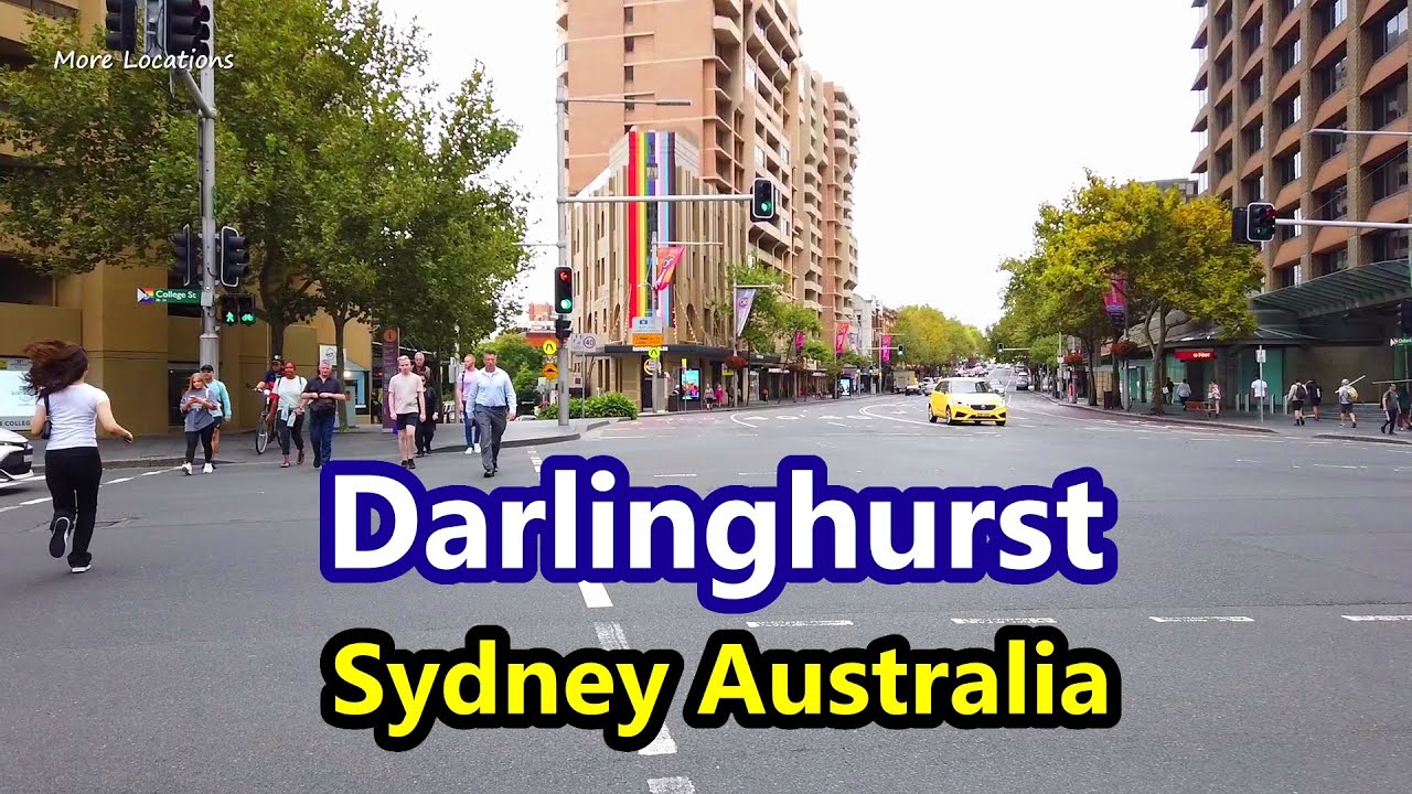 Darlinghurst Sydney Australia - Walking Along Oxford Street