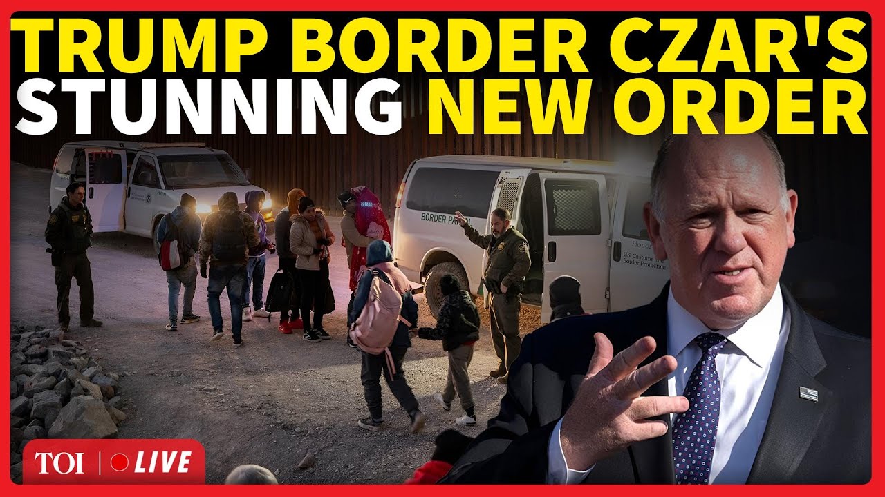 Tom Homan LIVE: ‘Starting Today, Every Border Point Will…’: Trump’s JAW-DROPPING New Order | Watch