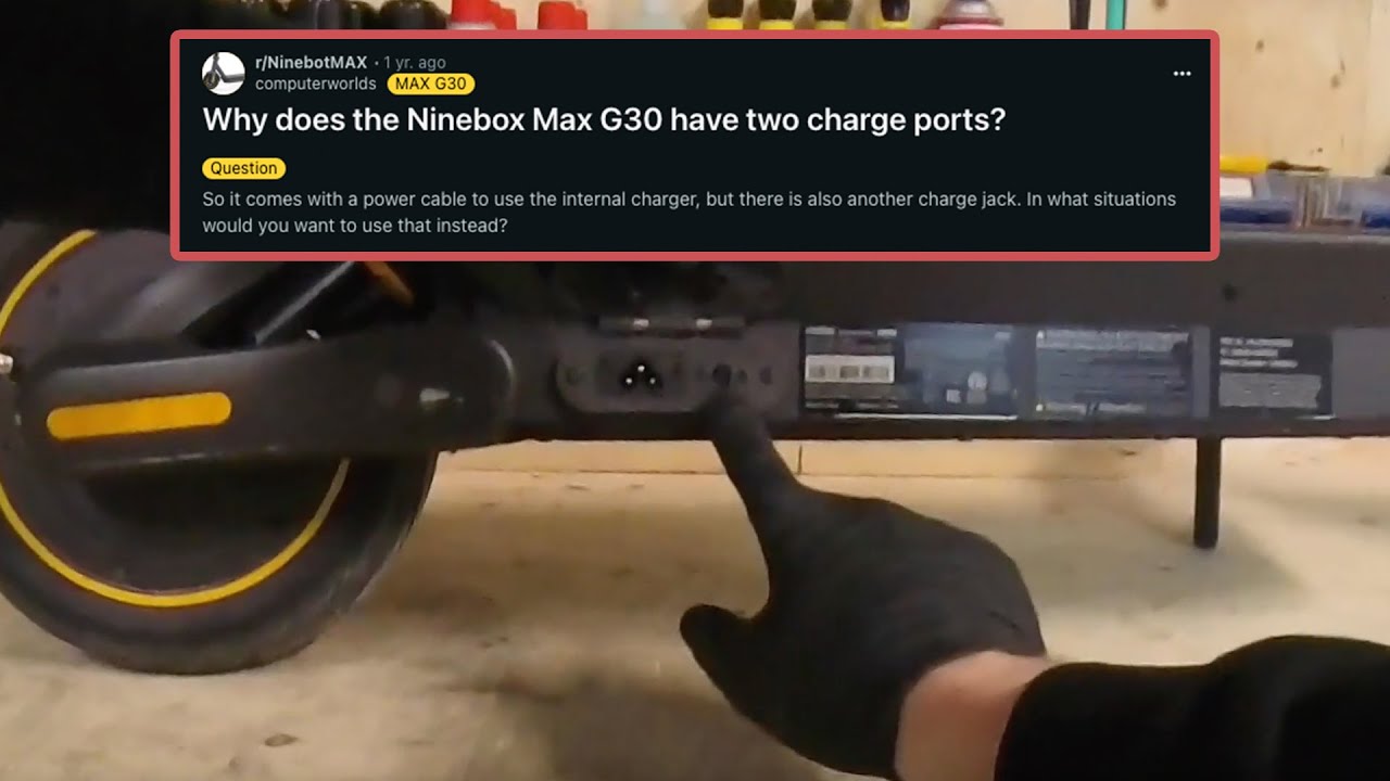 Why Segway-Ninebot MAX Scooters Have Two Charging Ports Explained