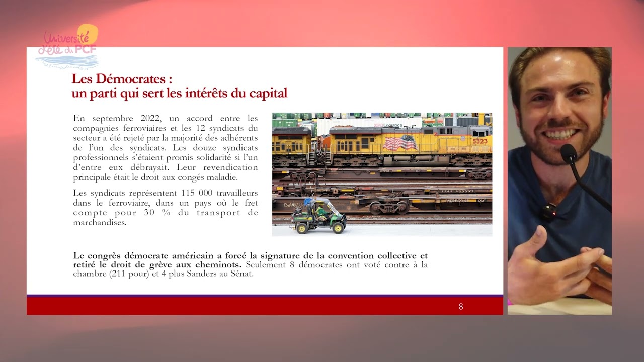 Atelier #uepcf2024 Contradictions du capital et lutte des classes aux Etats-Unis