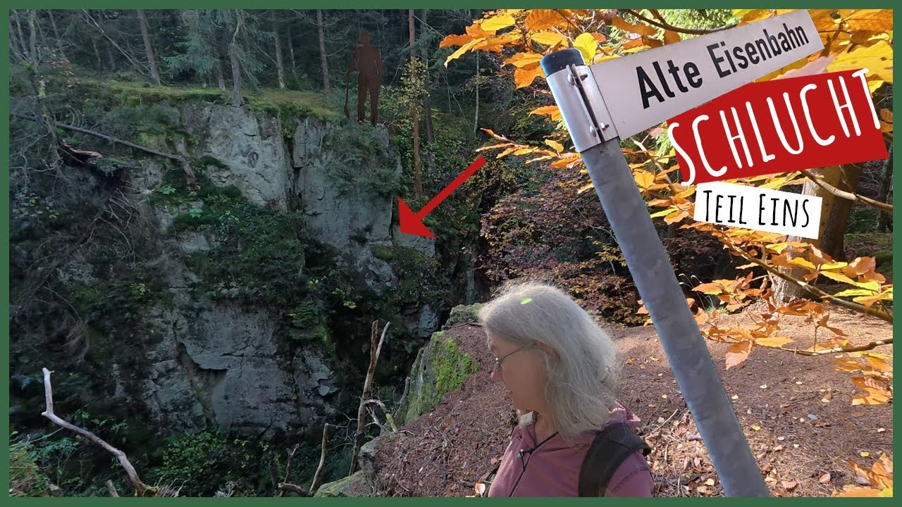 Alte-Eisenbahn-Tour Teil 1, wir wandern zum unvollendeten Tunnel, Konkurs, kein Zug fuhr je hindurch