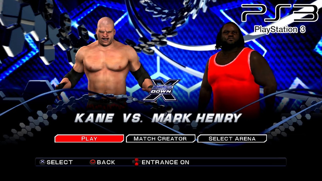 WWE SmackDown VS Raw 2011 PS3 - Kane VS Mark Henry [2K][mClassic]