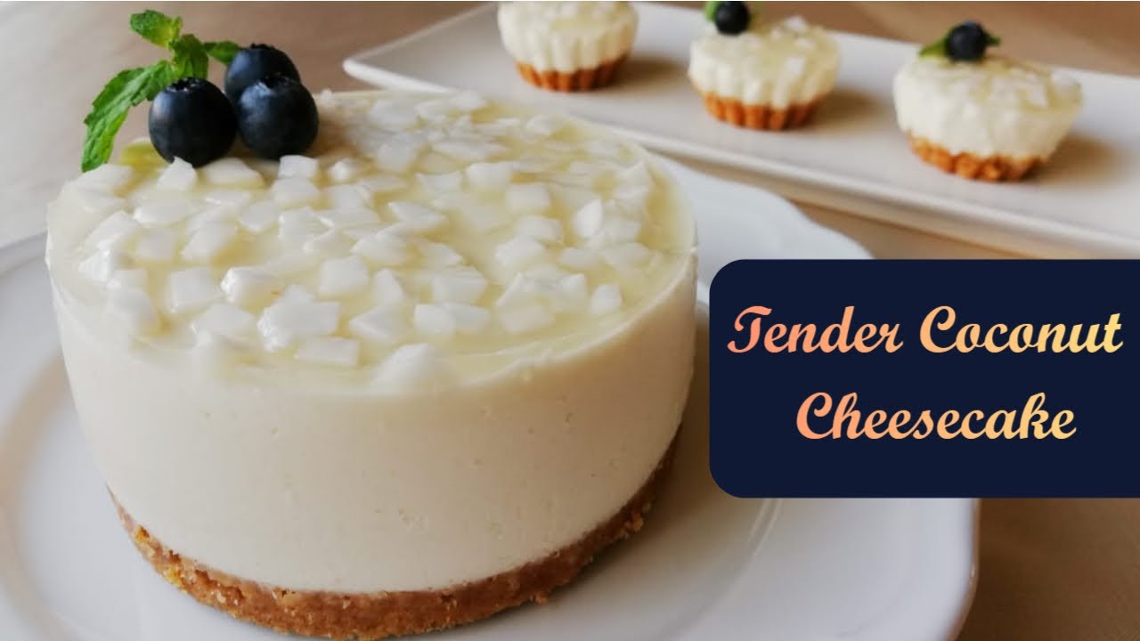 Tender Coconut Cheesecake | No-Bake Cheesecake | Elaneer | Karikku 