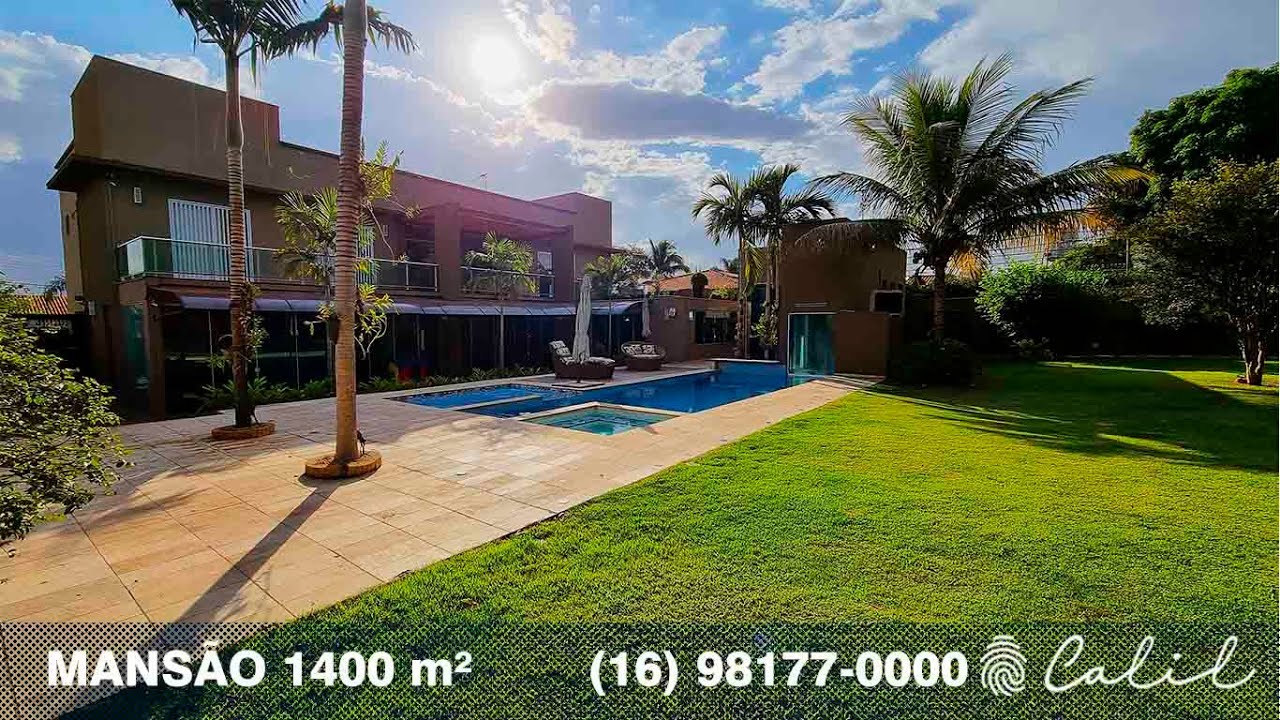 MANSÃO EM CONDOMÍNIO FECHADO - 1400 m² - JARDINÓPOLIS - SP - BRASIL - EXCLUSIVIDADE!!!!!