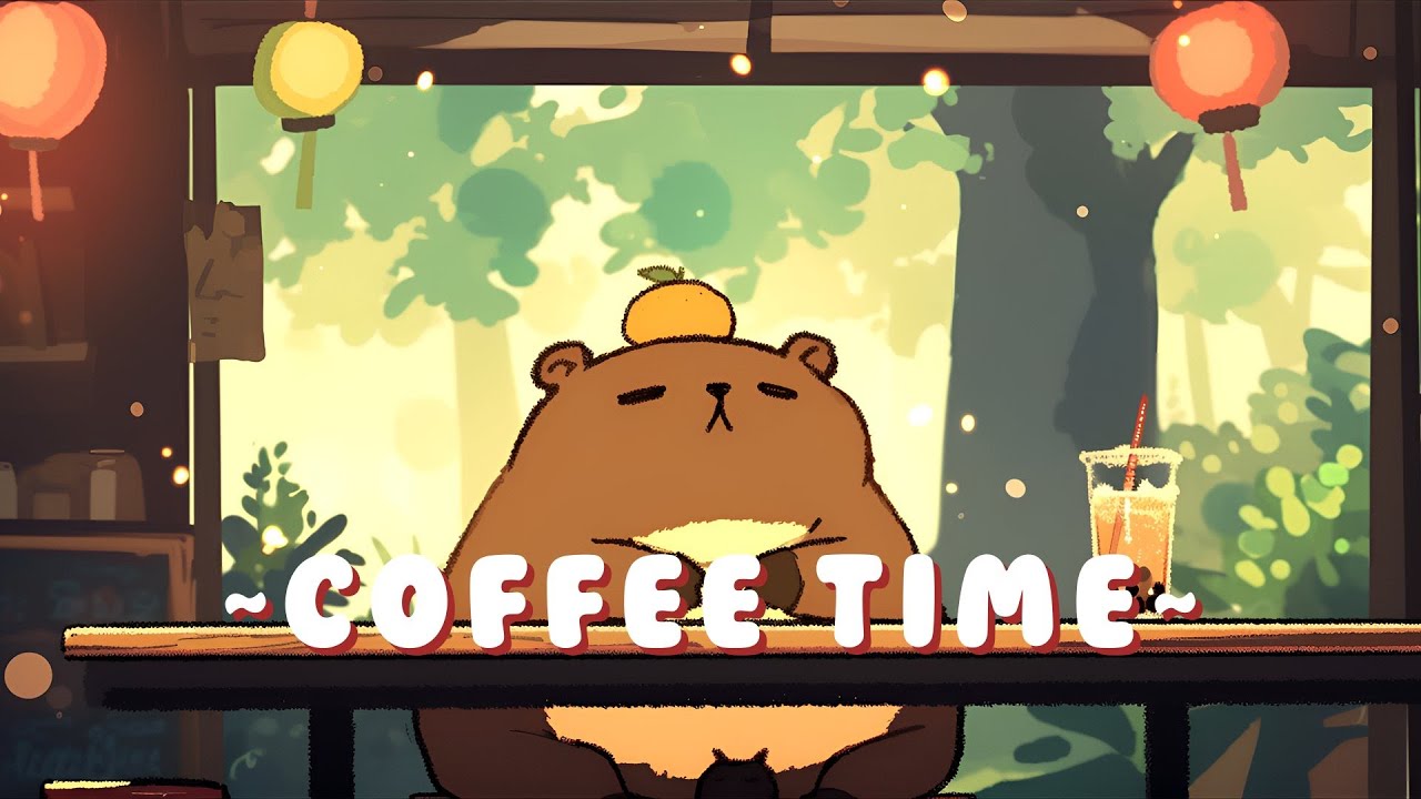 Lofi Capybara Radio - Chill Study Music Mix ~ Cozy Atmosphere ~ 🦫 🌙 📖