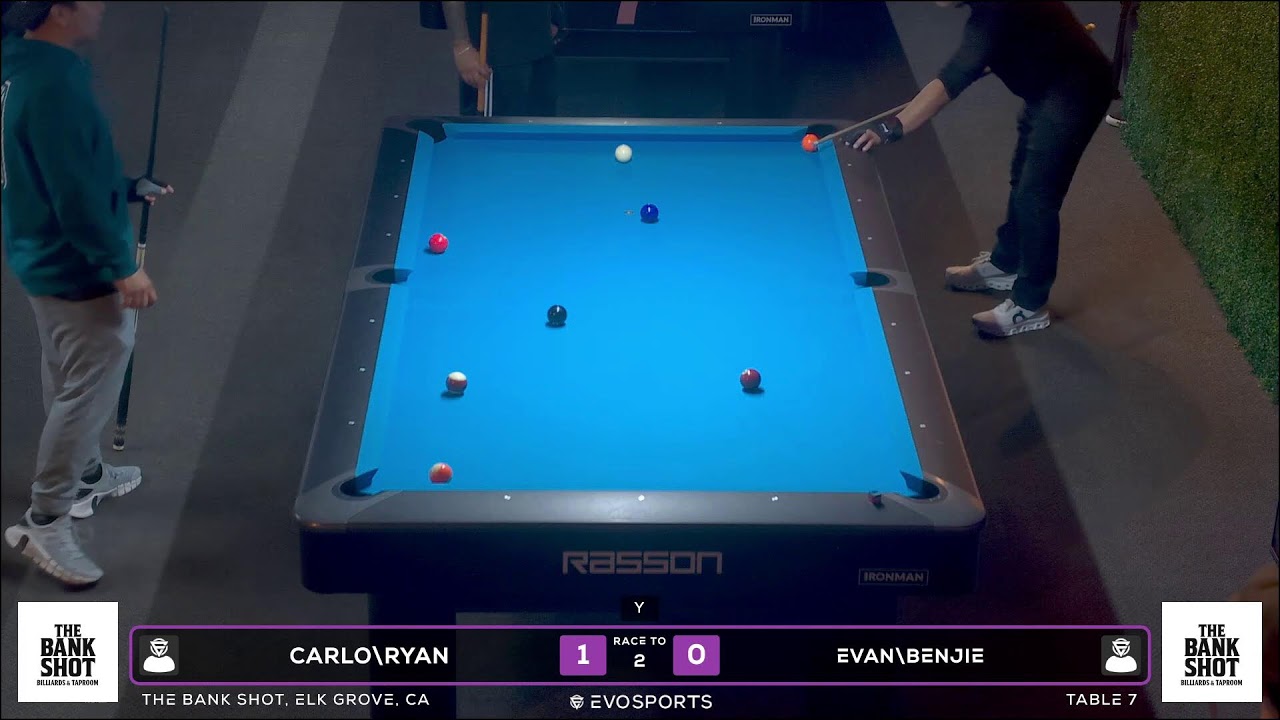 Scotch Doubles $250 Added Session Finale  | CARLO\RYAN vs EVAN\BENJIE - Next Session Starts Monday