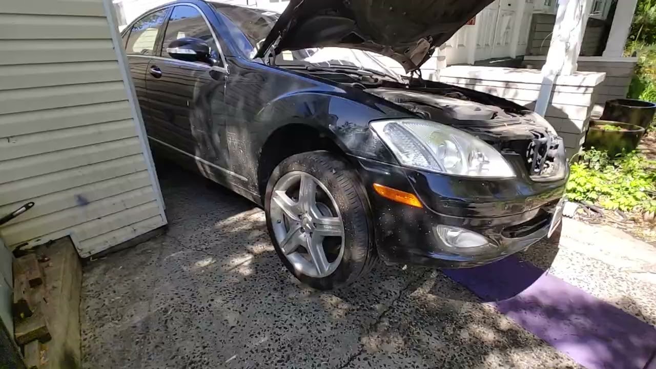 Mercedes S550 4matic. Axle shaft bearing bracket, transfer case output shaft problem.