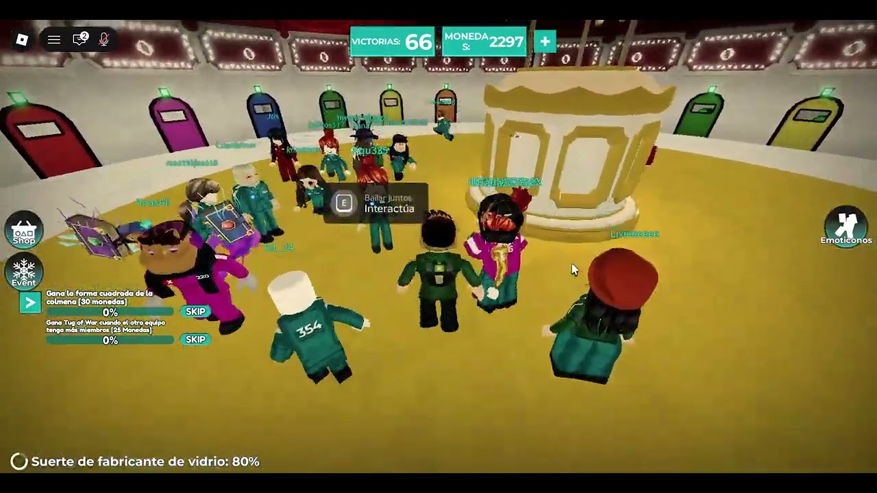 Casi llego a la final en Squid Game X (roblox)