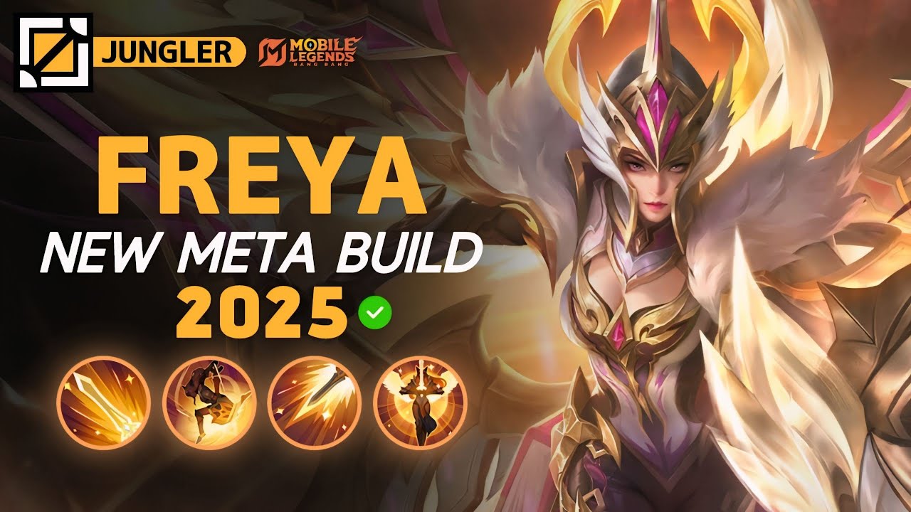 Фрейя: НОВАЯ МЕТА-СБОРКА 2025, эмблема и лучшие счётчики героев | Mobile Legends