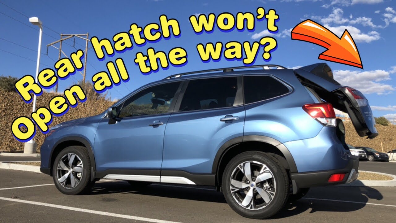 Задняя дверь Subaru не открывается полностью? Быстрое и простое решение!