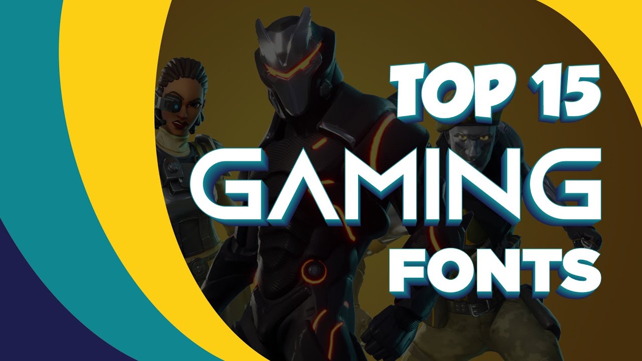 TOP #15 Gaming FONTS | For Game streamers | Dazzle Graphix