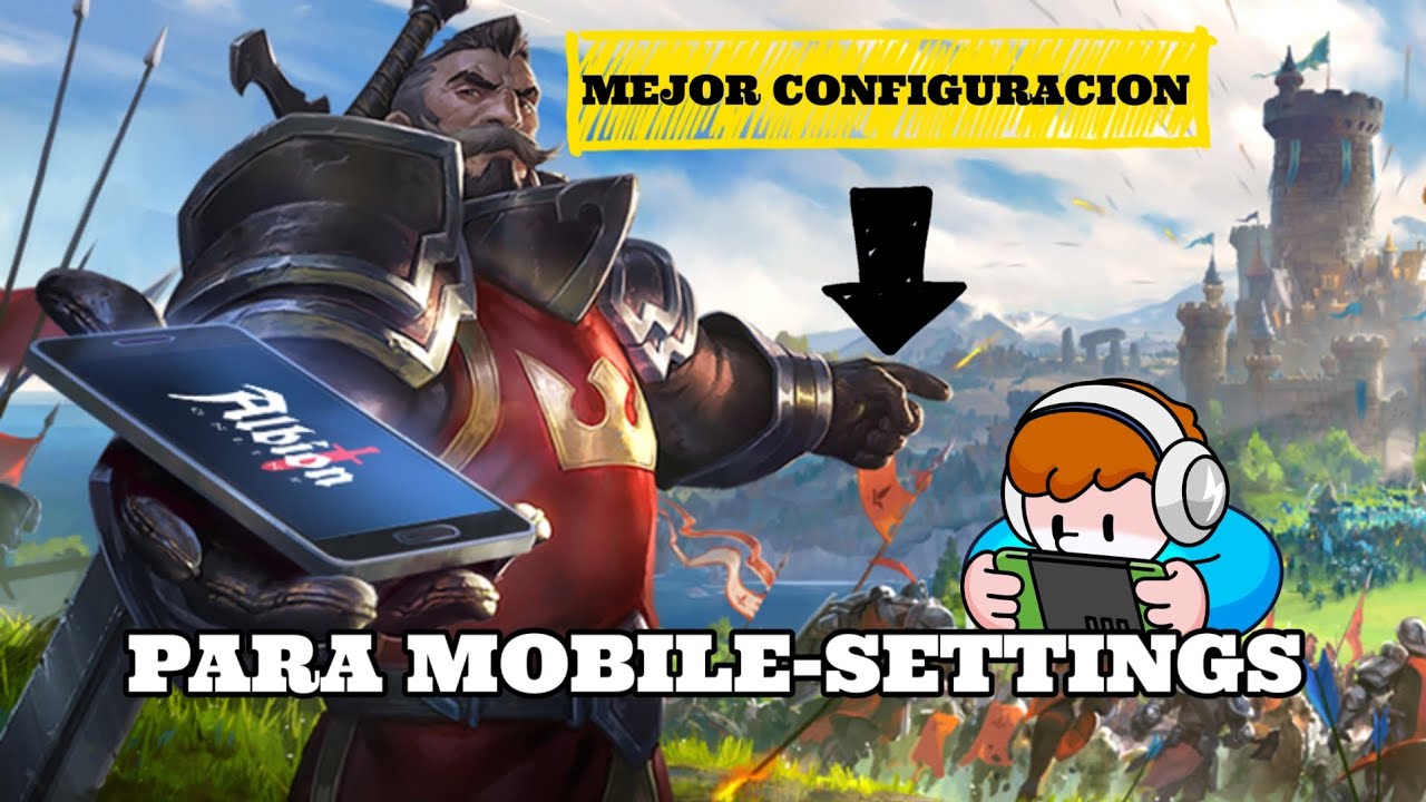 ALBION ONLINE Como Configurar el Móvil-Mobile Settings PVE PVP