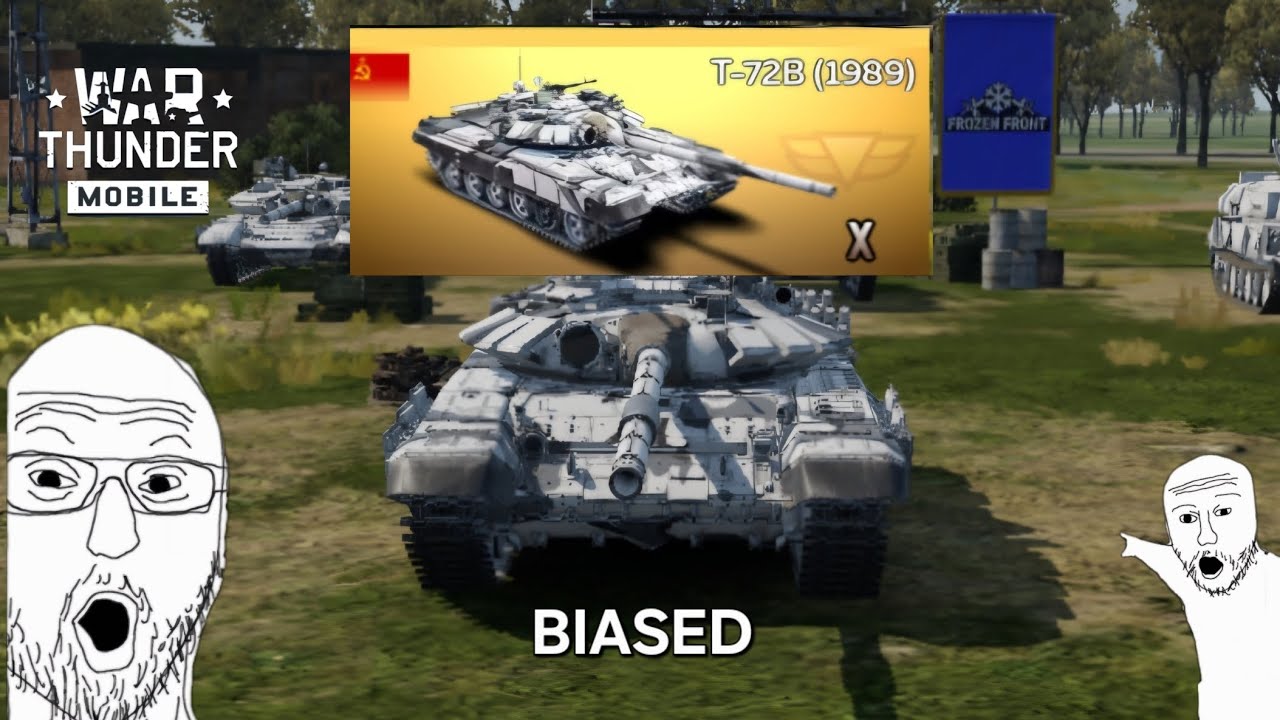 T-72B (1989) ASMR - War Thunder Mobile