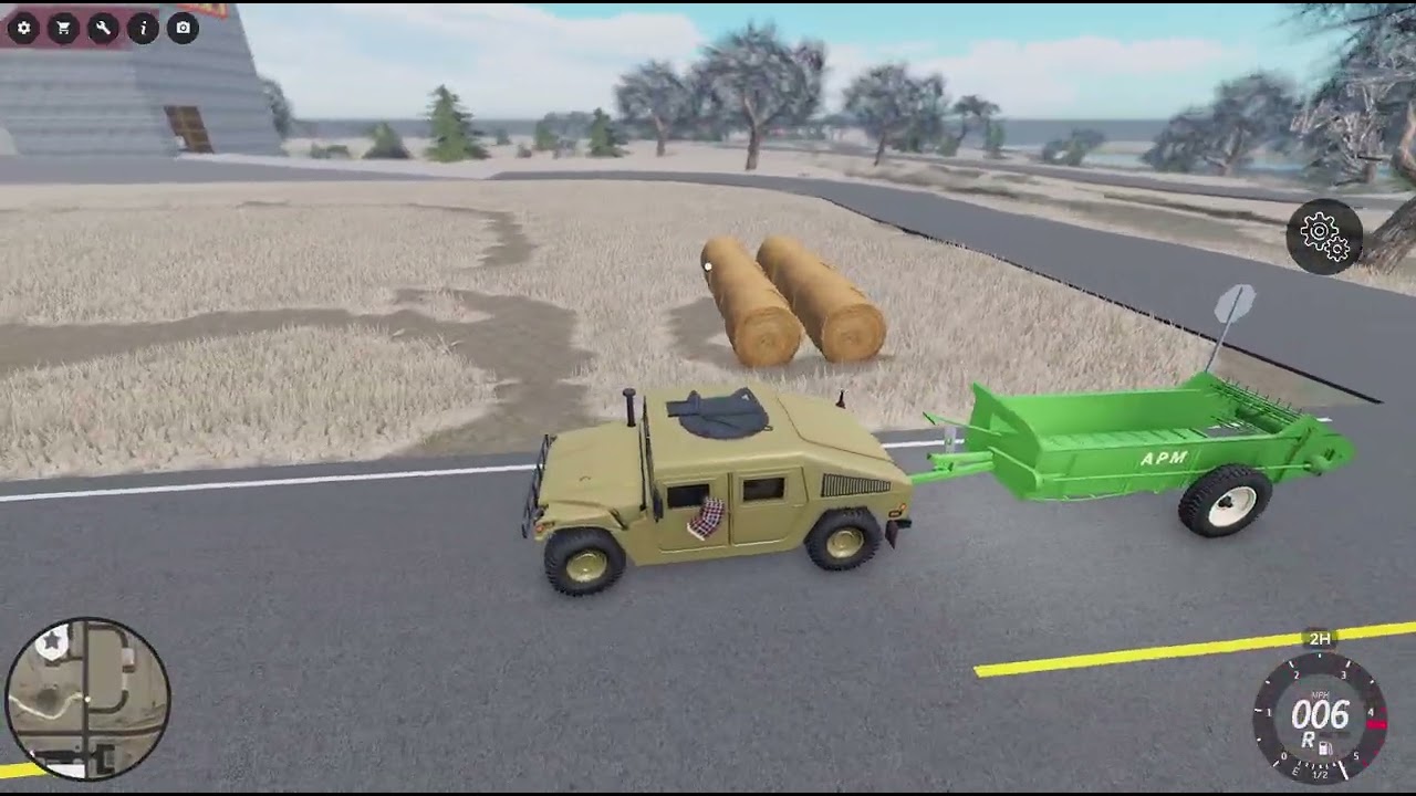 I made a dirt track in apm