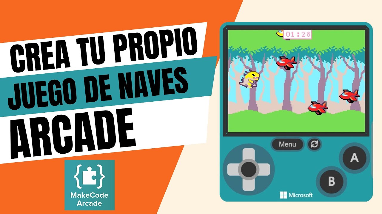 Aprende a diseñar tu propio arcade de naves en Makecode Arcade