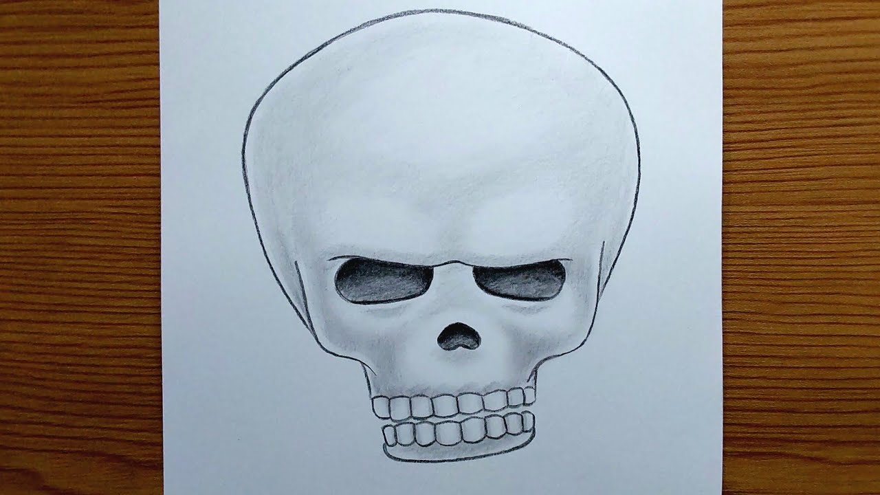 How To Draw The New Troll Face || 3D Skull Meme || Pencil Art