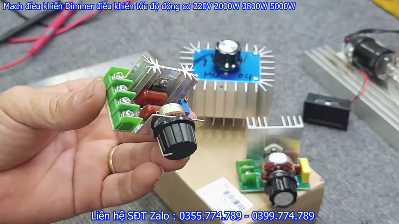 Mạch điều khiển tốc độ động cơ 220V 2000W 3800W 5000W   Zalo 0399774789 #linhkien789