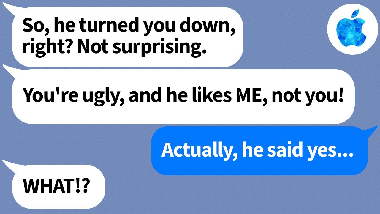 【Apple】My mean girl classmate lost it when her crush asked me out instead of her