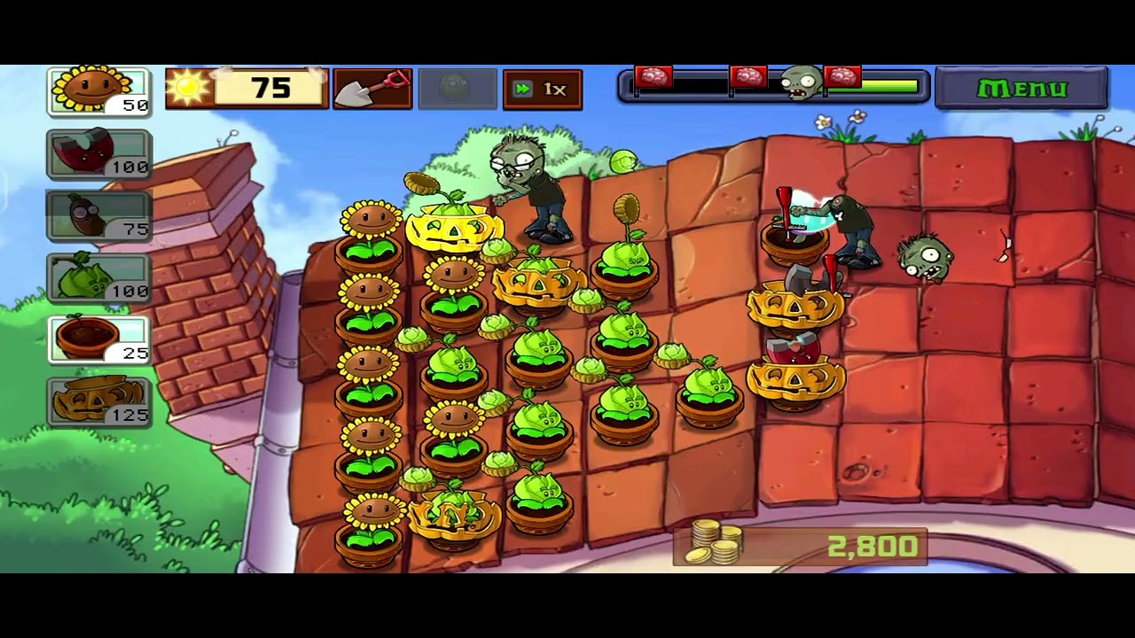 #pogoparty #plantsvszombies #gaming #mobilegame #difficultlevel #mazza 