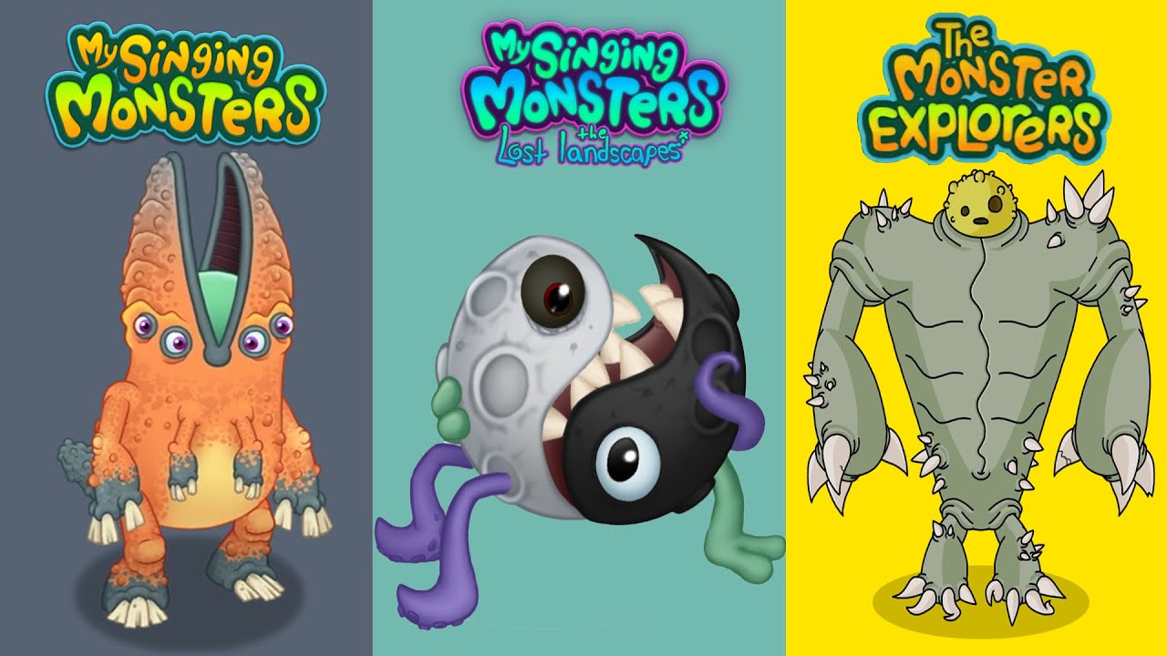 My Singing Monsters Vs The Lost Landscapes Vs The Monster Exolorers | Redesign Comparisons