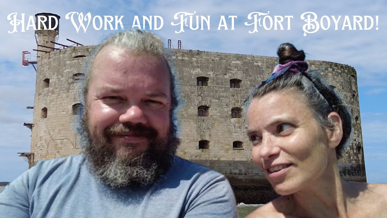 Ep. 58 Hard work in our Chateau Garden and Fun at Fort Boyard!