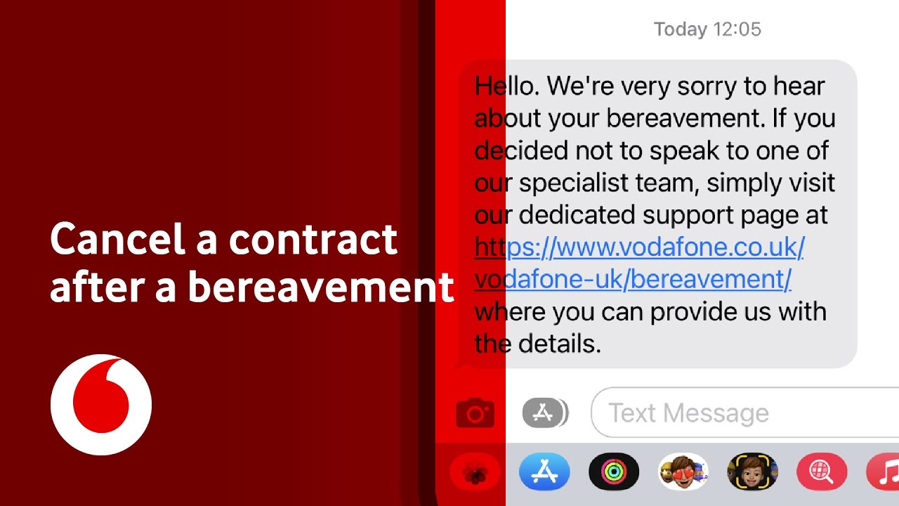 How to cancel a Vodafone contract after a bereavement | Vodafone UK