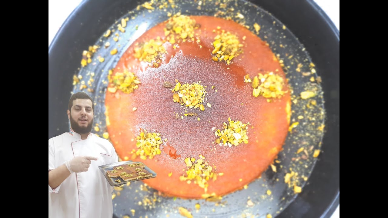 تفاصيل عمل الذ كنافة لبنانية ناعمة بالقشطة خطوة بخطوة مع الشيف علاء👌😋