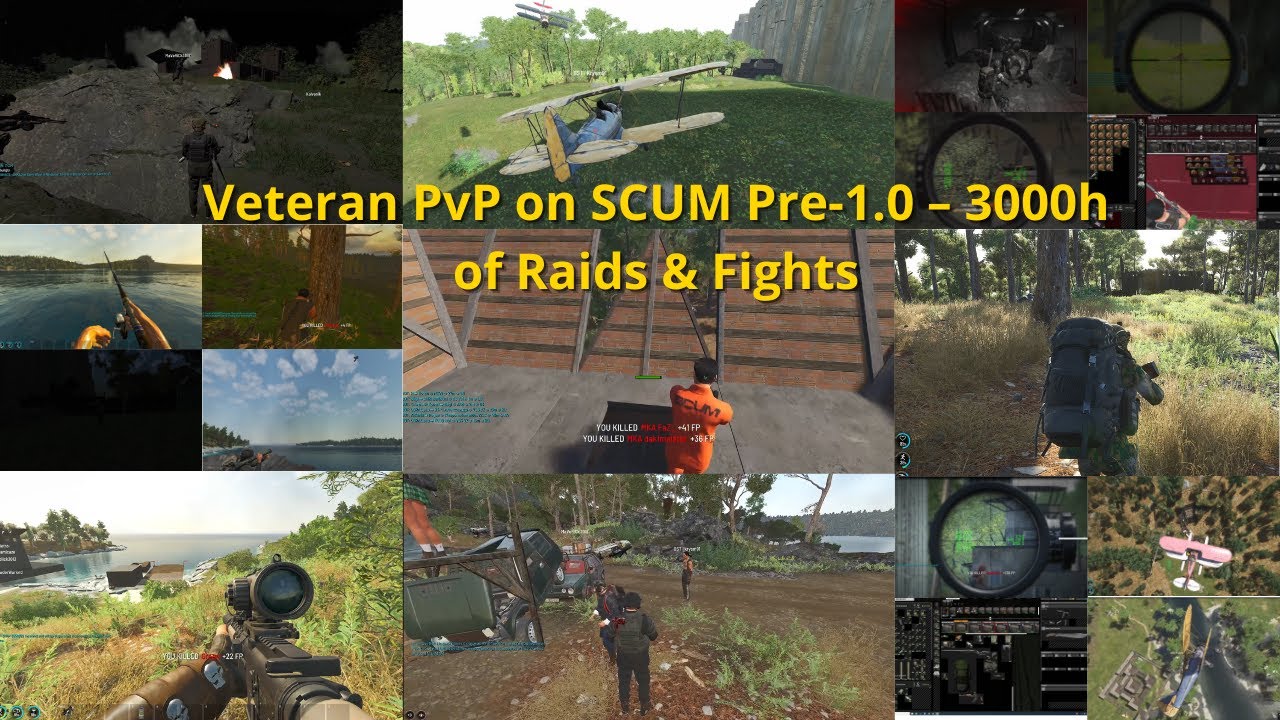 SCUM Before 1.0 – Highlights from a 3000h PvP Player Experience