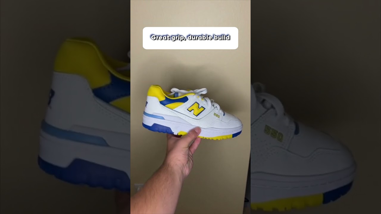 new balance 550  la rams  yellow sneakers 1080p 1               Step into Brightness with NB 550!