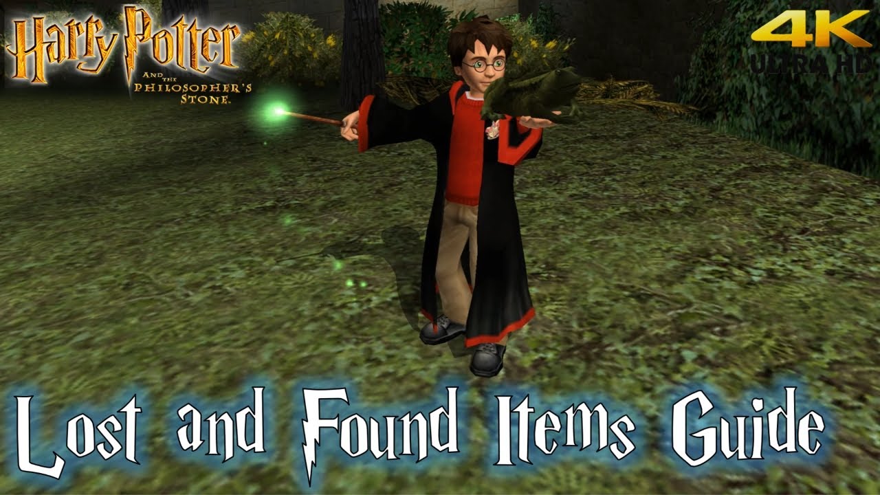 Harry Potter and the Philosopher's Stone PS2 'All Lost and Found Items' Guide (4K)
